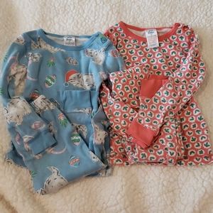 mini Boden Christmas 2 piece pajamas